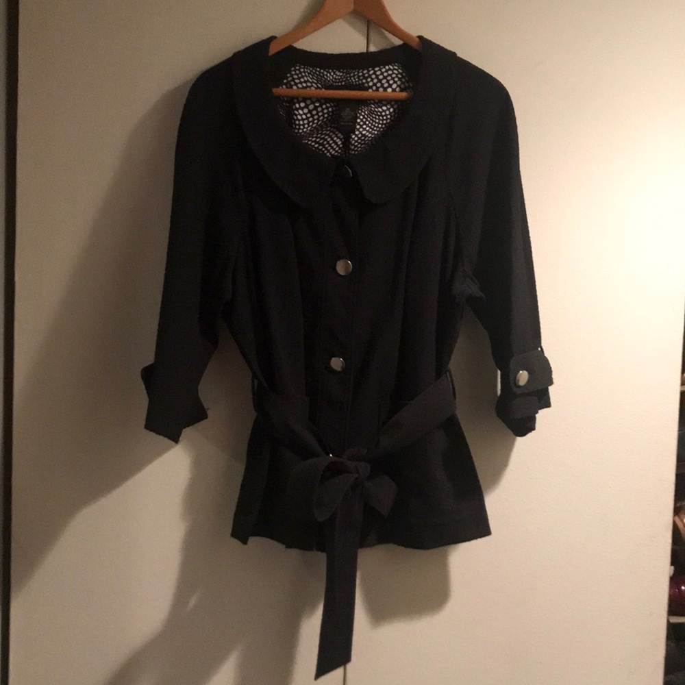 Black Lane Bryant Jacket